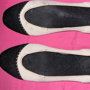 PRICE DROP! Rothy's cap toe flats, worn once, size 8.5